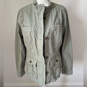 LL Bean Women’s Utility Jacket - Olive - Size M